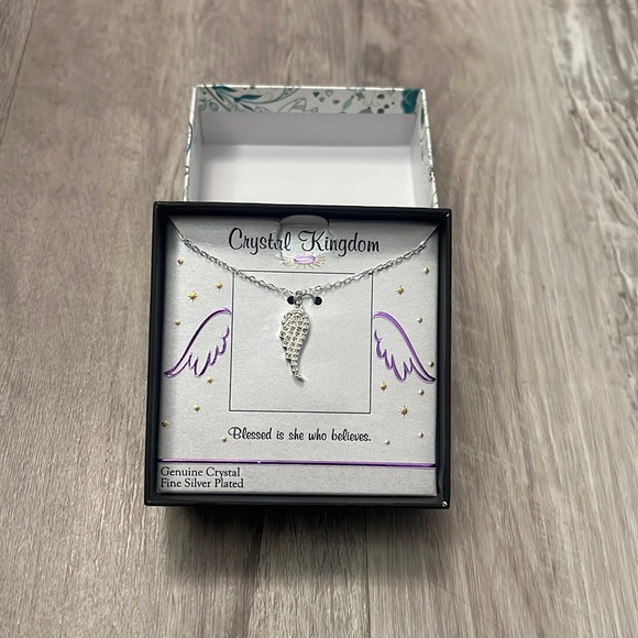 Crystal Kingdom Jewelry - NIB Crystal Kingdom Angel Wing necklace